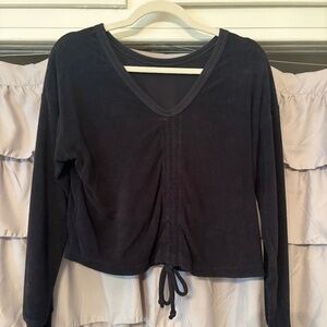 Aerie terrycloth ruched top